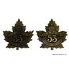 Image 1 : WW1 CEF 53rd Battalion Collar Badge Lot