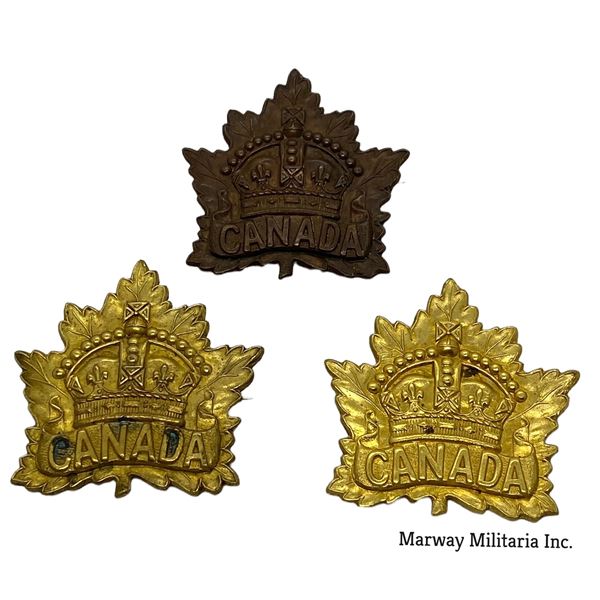 WW1 CEF General Service Cap Badges