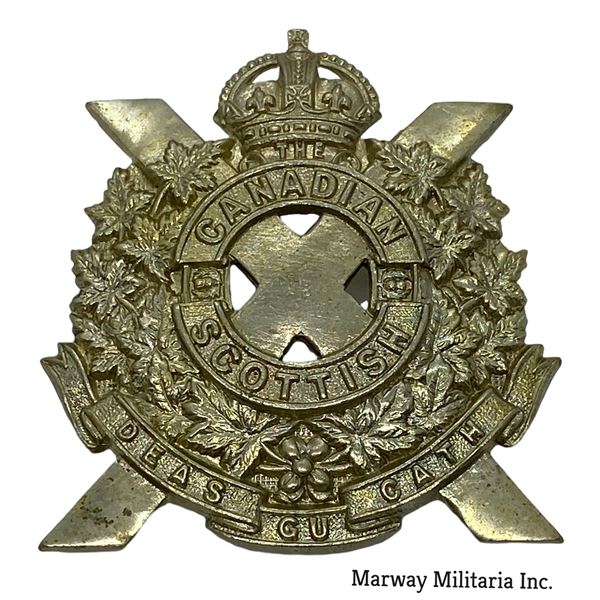 WW2 era Canadian Scottish Cap Badge - fantasy
