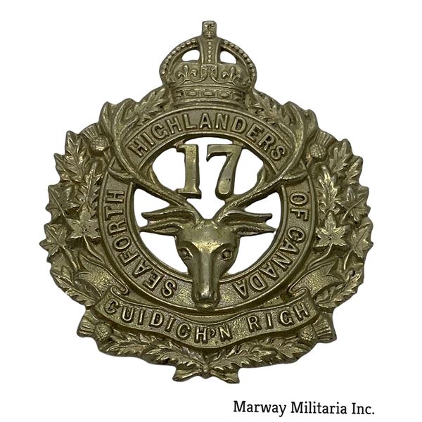WW1 CEF 17th Battalion Cap Badge