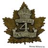 Image 1 : WW1 CEF 4th Battalion, Central Ontario Cap Badge