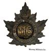 Image 1 : WW1 CEF 116th Battalion Cap Badge