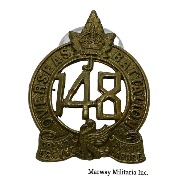 WW1 CEF 148th Battalion Cap Badge