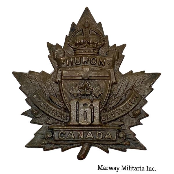WW1 CEF 161st Battalion Cap Badge