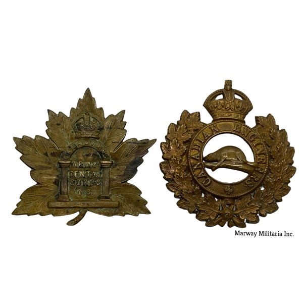 WW1 CEF Cap Badge Lot