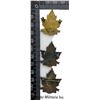 Image 2 : WW1 CEF Collar Badge Lot of 3. 61st Battalion