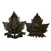 Image 1 : WW1 CEF Collar Badge Lot 68th & 70th Battalions