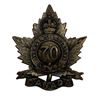 Image 4 : WW1 CEF Collar Badge Lot 68th & 70th Battalions