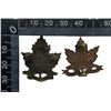 Image 2 : WW1 CEF Collar Badge Lot 79th Draft & 86th Battalions