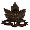 Image 3 : WW1 CEF Collar Badge Lot 79th Draft & 86th Battalions