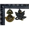 Image 2 : WW1 CEF Collar Badge Lot 88th & 97th Battalions