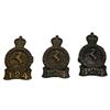 Image 1 : WW1 CEF 124th Battalion Collar Badge Lot of 3
