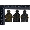 Image 2 : WW1 CEF 124th Battalion Collar Badge Lot of 3