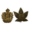 Image 1 : WW1 CEF 103rd & 104th Battalion Collar Badge Lot