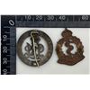 Image 2 : WW1 CEF Medical Corps Collar Badge and Services Rendered Lot