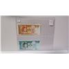 Image 1 : Mongolia. Lot of 2 notes. 2008 5 Tugrik & 2007 10 Tugrik. Uncirculated.