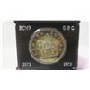 Image 2 : 1973 RCMP Canadian Silver Dollar. Commemorates the 100th Anniversary of the Mounties. Specimen. Nice