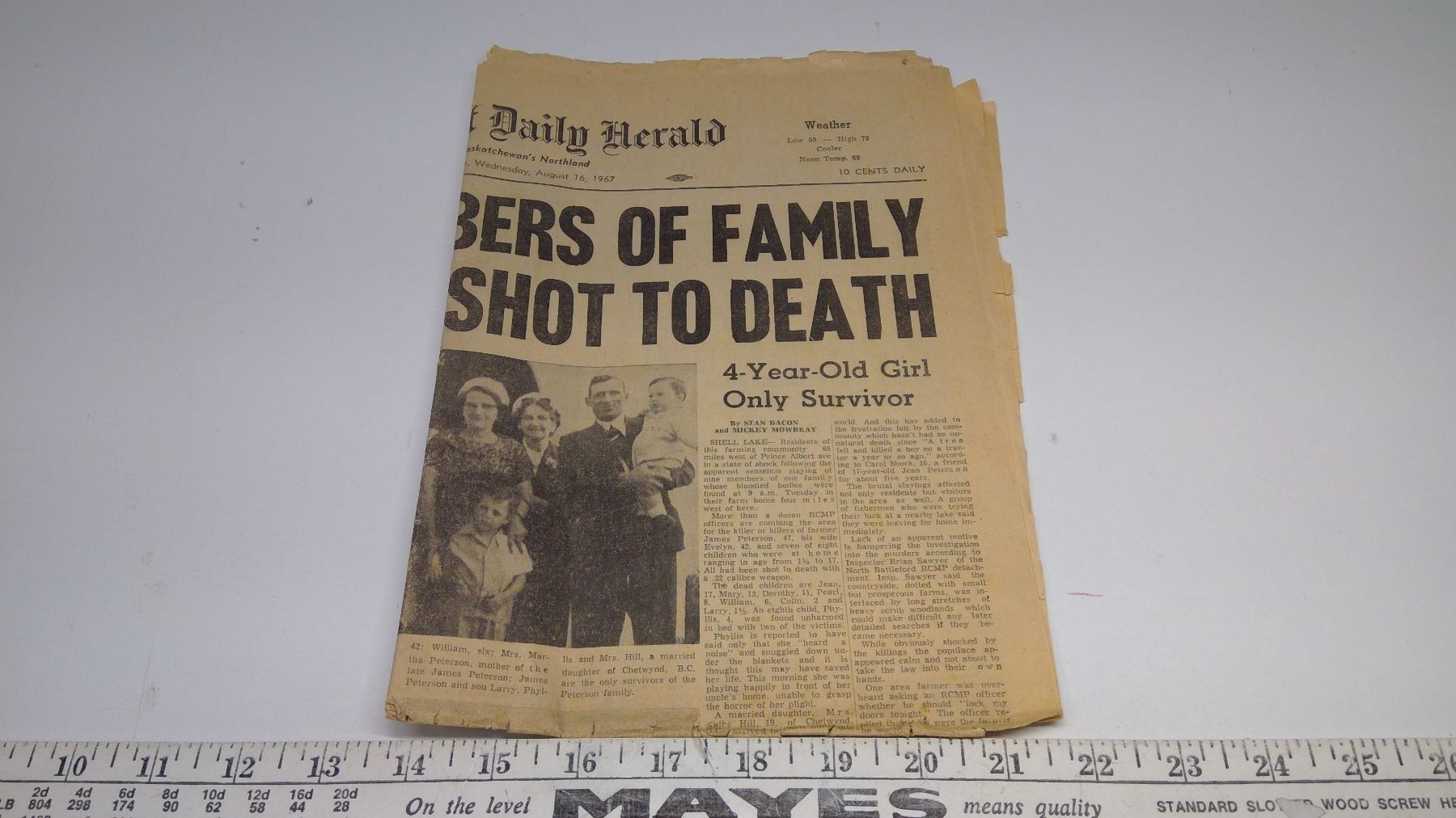 Shellake Massacre Shell Lake Massacre book & original newspaper - Schmalz Auctions