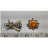 Image 2 : Lot of 3 brooches