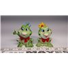 Image 1 : Porcelain Frog S&P shakers
