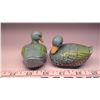 Image 6 : Handpainted Porcelain S&P shakers; Ducks and Half-Half