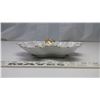 Image 2 : Porcelain tray/bowl, white with gold trim