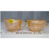 Image 4 : Fire King lusterware cups & saucers