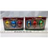 Image 2 : Lot of 4 Noel Handblown Glass ornaments