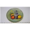 2 Wood Handpainted plate/trays