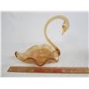 Image 2 : Large Pink Art Glass Swan no damage