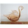 Image 2 : Large Pink Art Glass Swan no damage