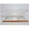 Image 3 : Pair of Vintage Fan Shaped Vases no damage