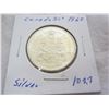 Image 1 : 1963 Canadian Silver Fifty Cent Piece