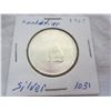 Image 1 : 1967 Canadian Silver Fifty Cent Piece