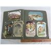 Image 4 : Antique Postcard Album with over  200 Antique Postcards