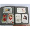 Image 6 : Antique Postcard Album with over  200 Antique Postcards