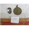 Image 1 : Sterling Silver General Service Pin and 1880 -1930 Dutch Medal