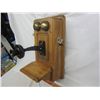 Image 4 : Antique Northern Electric Oak Wall Phone
