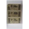 Image 1 : Set of 3 copies of Republic of Texas notes. Includes $1, $2 & $3, dated 1840 – 1841. These are not r