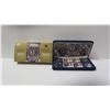 Image 1 : 1953 – 2003 Queen Elizabeth Coronation Stamp & Coin Set. Includes 4 Canadian coins plus 4 Canadian S