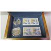 Image 2 : 2004 400th Anniversary of the First French Settlement in North America Coins & Stamps Set. The 99.99