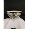Image 2 : Vintage Chinese Hand Painted Dragon Rice Bowl w/brass laddle