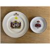 Image 1 : Queen Elizabeth Coronation Plate and 25Th Anniversary Candy Dish