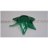 Image 3 : Green Art Glass Candy Dish - Leaf