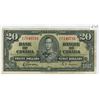 Image 1 : Canada 20 dollar 1937 Gordon/Towers note V.F.