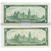 Image 2 : Canada 1967 Centennial dollar notes serial # & year mint condition