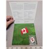 Image 1 : Canada 2015 25 dollar .999 silver painted flag in folder proof like