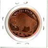 Image 2 : U.S. Indian Head, Bufalo .999 copper coin proof like