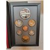 Image 2 : Canada 1991 year set Frontenac on lake .500 silver with presentation case
