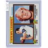 Image 1 : Topps 1979 Staubach & Bradshaw NFL passing leaders mint